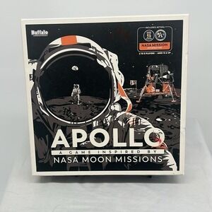 Buffalo Games Apollo A Game Inspired by NASA Moon Missions Board Game NEW SEALED